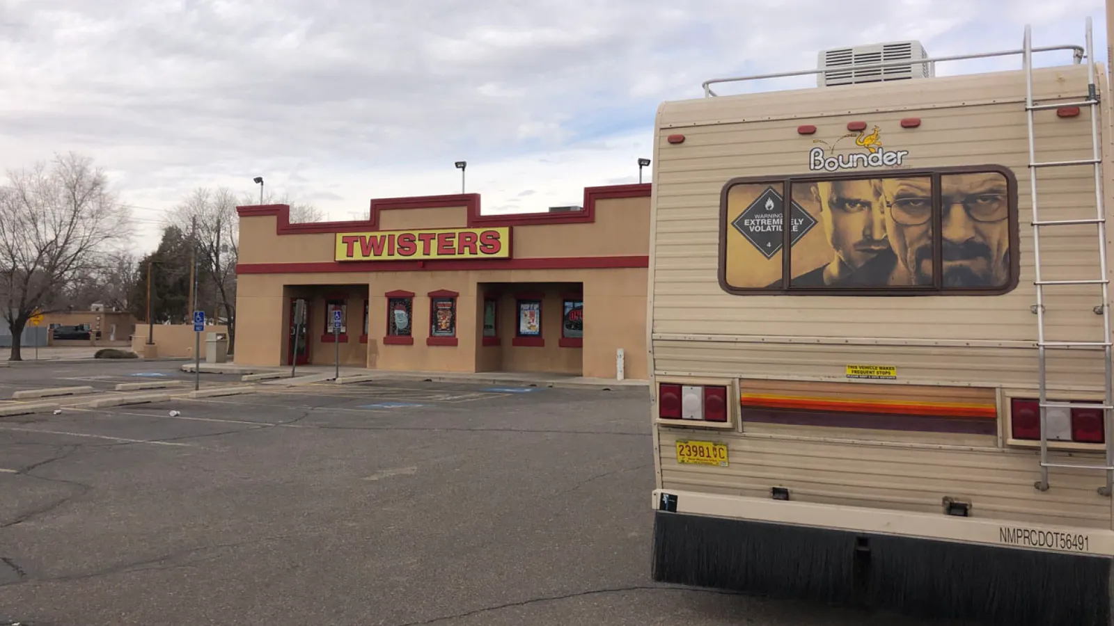 A shot of Alberque from the sets of Breaking Bad.